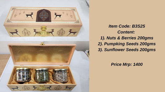 Design Printed 3 Jar Gift Box